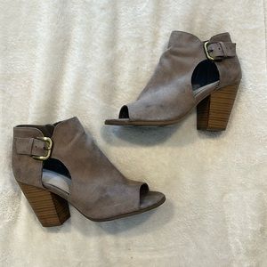 Taupe booties